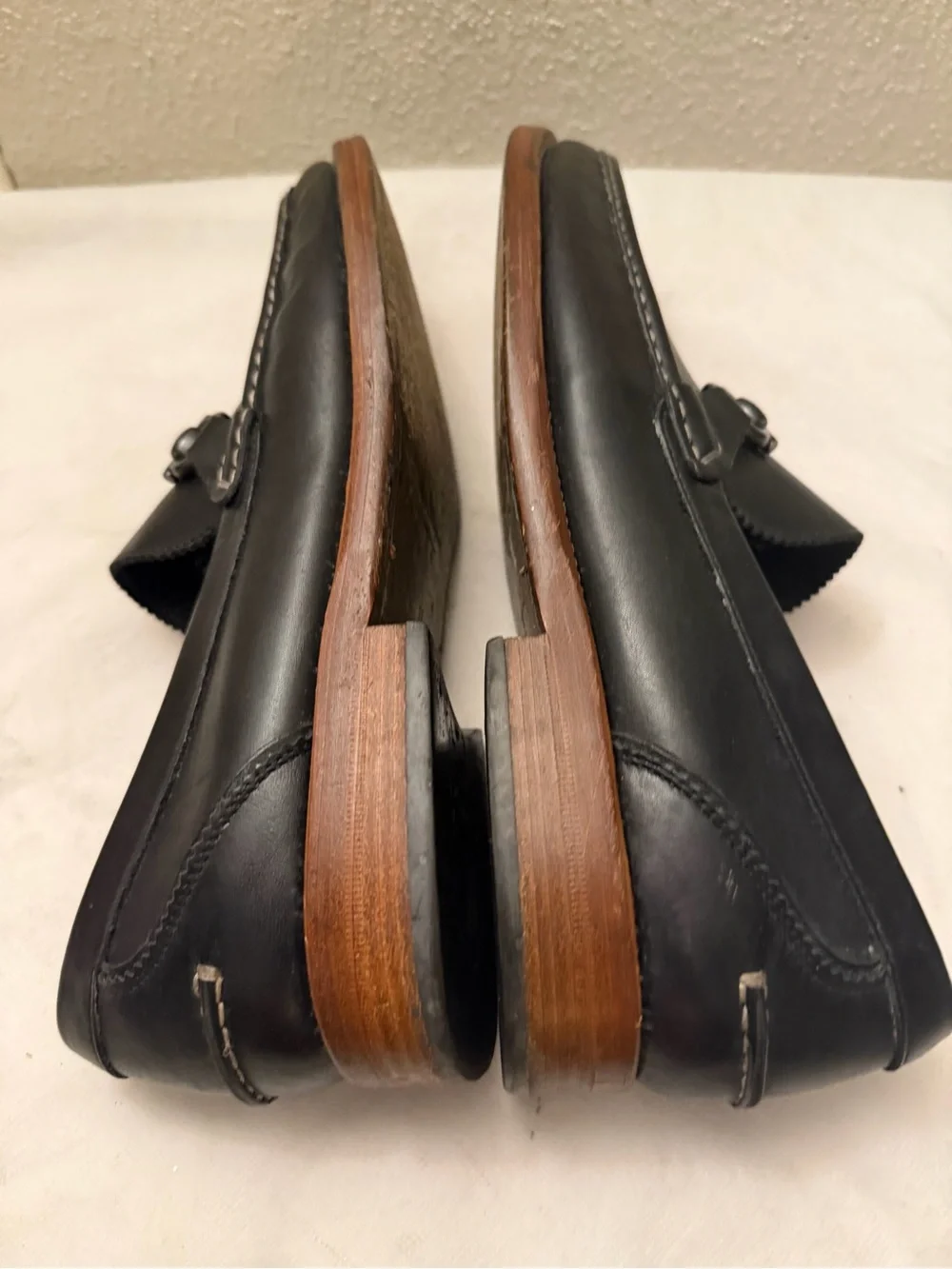 Salvatore Ferraro men black  Oxfords shoes, pre-owned, SZ 11